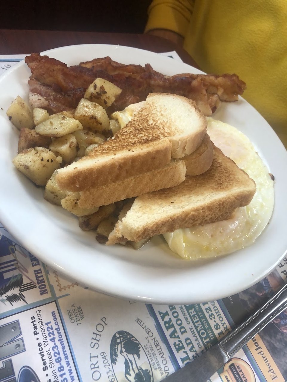 Eggs Bacon Home Fries